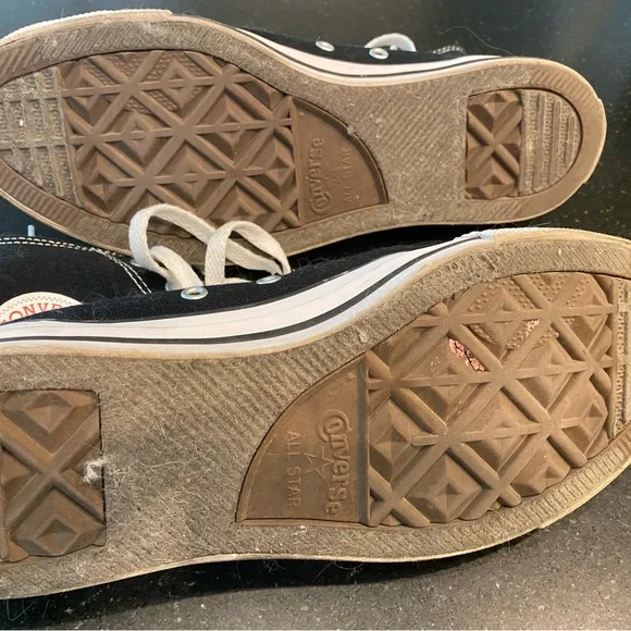 Converse Chuck Taylor All Star black, woman’s size 10. - Picture 3 of 3